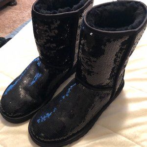 Black Sparkle Ugg Boots